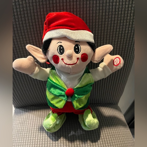 Other - Festive Elf Toy with Red Hat